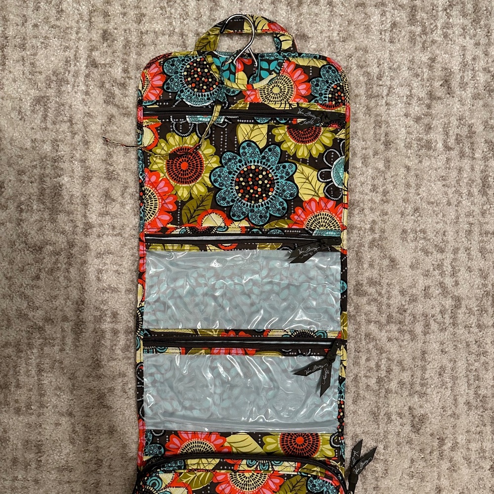 Vera Bradley Hanging Makeup Tolietry Bag Sierra